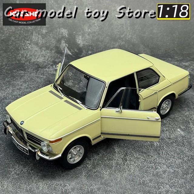 車　ＫＹＯＳＨＯ　１／１８　ＢＭＷ２００２　ダイキャストミニカー Amazon | 京商オリジナル 1/18 BMW 2002 ターボ ホワイト 完成品