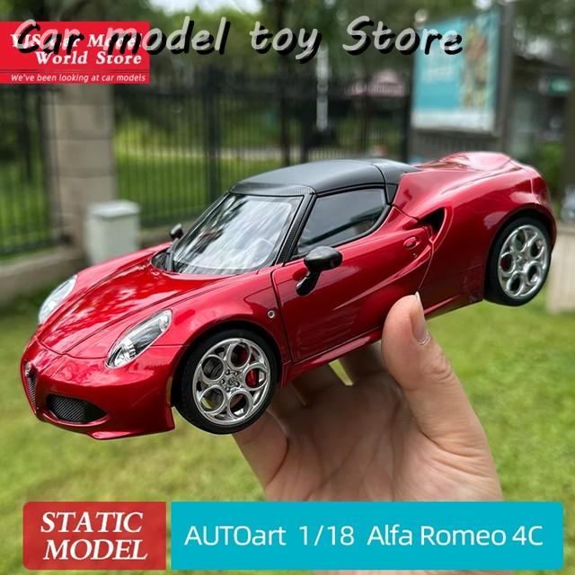 並行輸入品】 AUTOART AA 1:18 ALFA ROMEO 4C スポーツカーモデル 合金