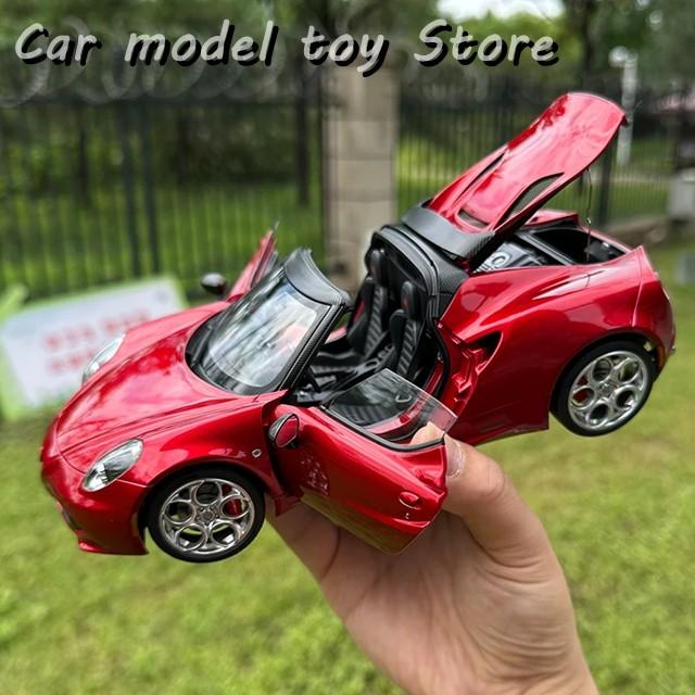 並行輸入品】 AUTOART AA 1:18 ALFA ROMEO 4C スポーツカーモデル 合金