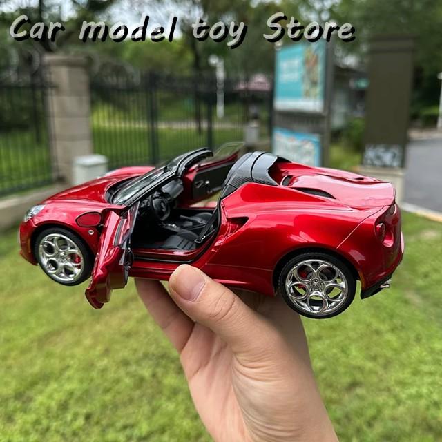101-101 オートアート 1/18 アルファ・ロメオ 4C SPIDER 1/18 ALFA ROMEO 4C SPIDER Autoart 70142 Red Model Toy Car Gifts