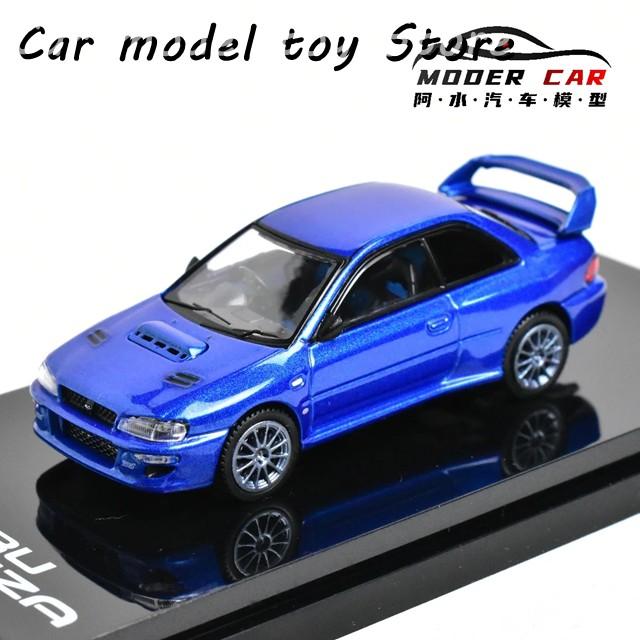 並行輸入品】 ホビージャパン 1:64 STI WRX 22B GC8 ダイキャスト