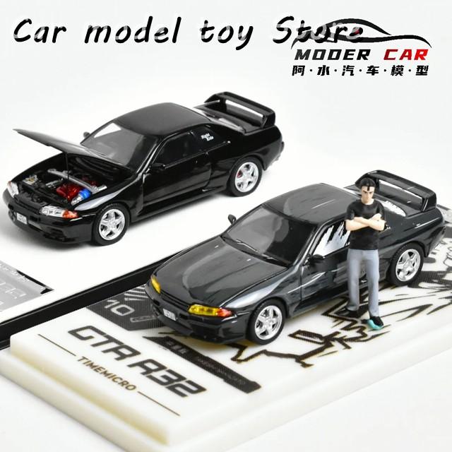 並行輸入品】 TMタイムマイクロ1:64 GTR R32 頭文字D ダイキャスト