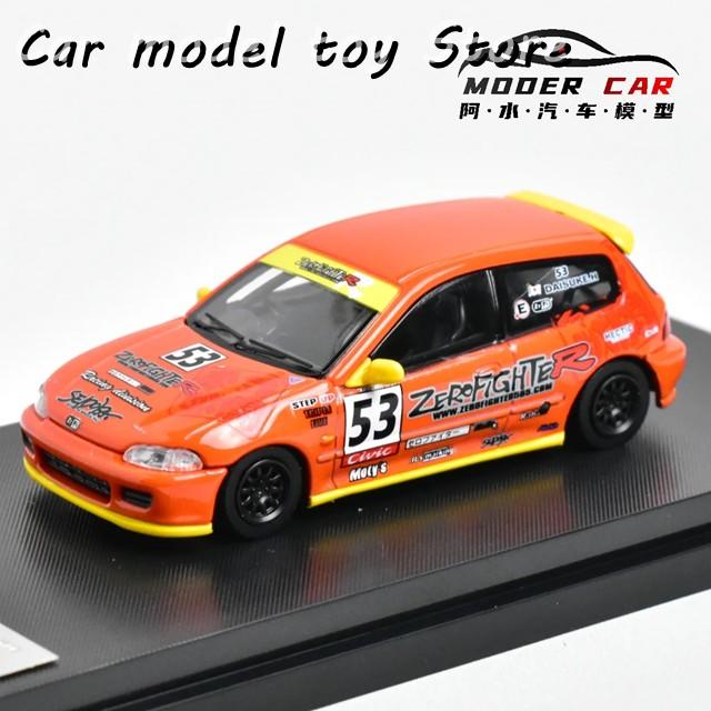 並行輸入品】 SW 1:64 シビック EG6 ダイキャストモデルカー : Car