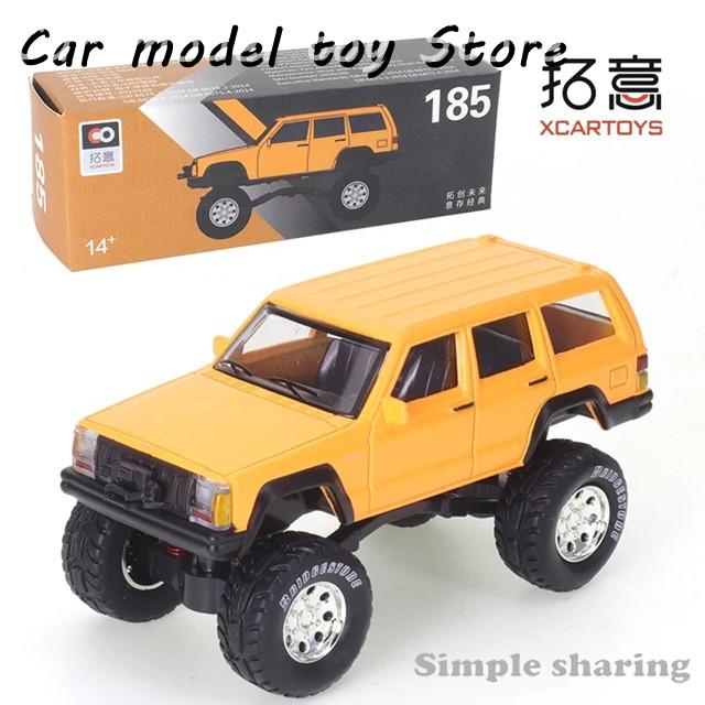 並行輸入品】ジープ XCARTOYS 1/64 チェロキー SUV 青 : Car