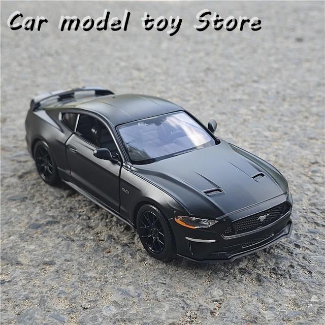 【並行輸入品】 1:24 マスタングGT 2018合金スポーツカーレーシングカー車シミュレーショントイオーナメントの画像