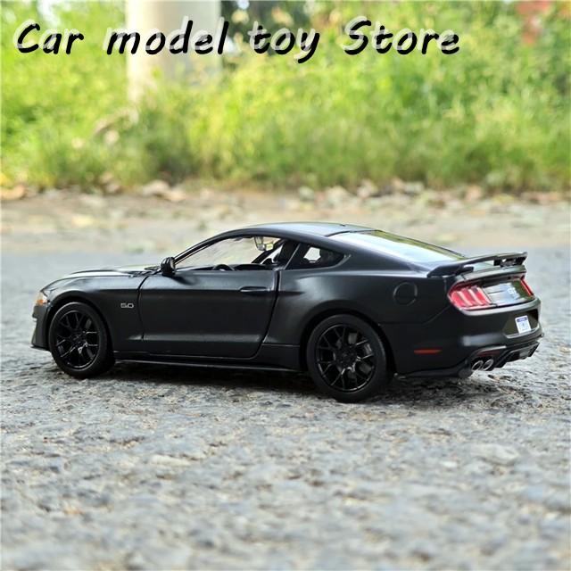 【並行輸入品】 1:24 マスタングGT 2018合金スポーツカーレーシングカー車シミュレーショントイオーナメントの画像