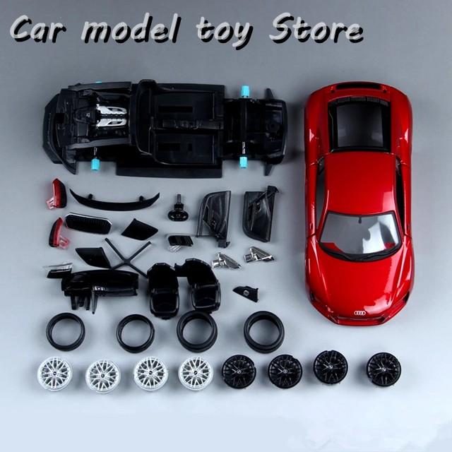 【並行輸入品】アウディ  マイスト 組立版 1:24  R8 V10 プラス スポーツカーレースカー シミュレーションの画像