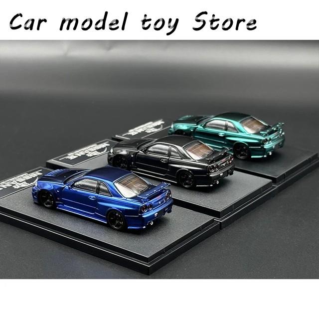 並行輸入品】 FUJI 1:64 スカイライン GTR R34 Zチューン カーボン