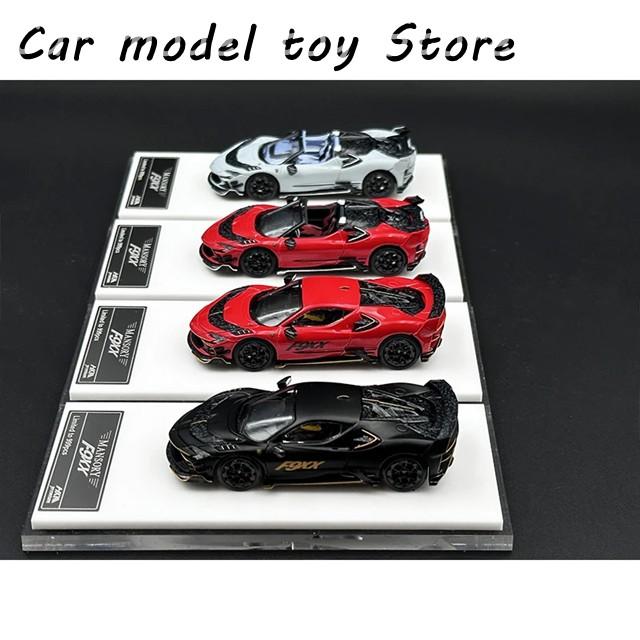 並行輸入品】 HKM 1:64 SF90 F9XX ジオラマ スーパーカー モデル