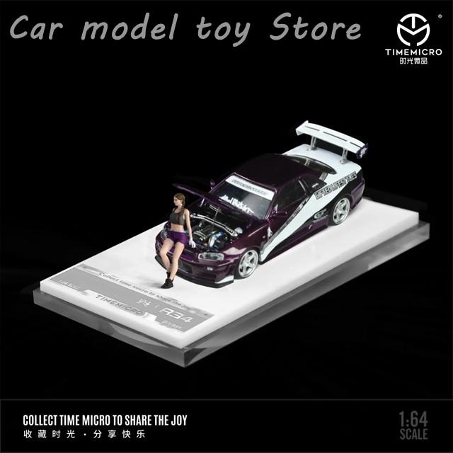 並行輸入品】 TM 1:64 GTR R34 Zチューン SUKI ピンクパープル