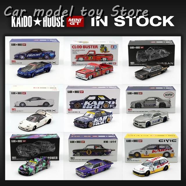 KAIDO HOUSE ミニカーセット 3台　r34 NSX 並行輸入品】 KAIDO HOUSE 1:64 NSX M3 CIVIC EF SKYLINE GTR R34 510