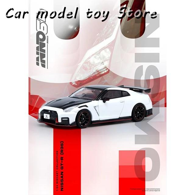並行輸入品】日産 INNO 1:64 GTR R35 NISMO ホワイト ジオラマカー