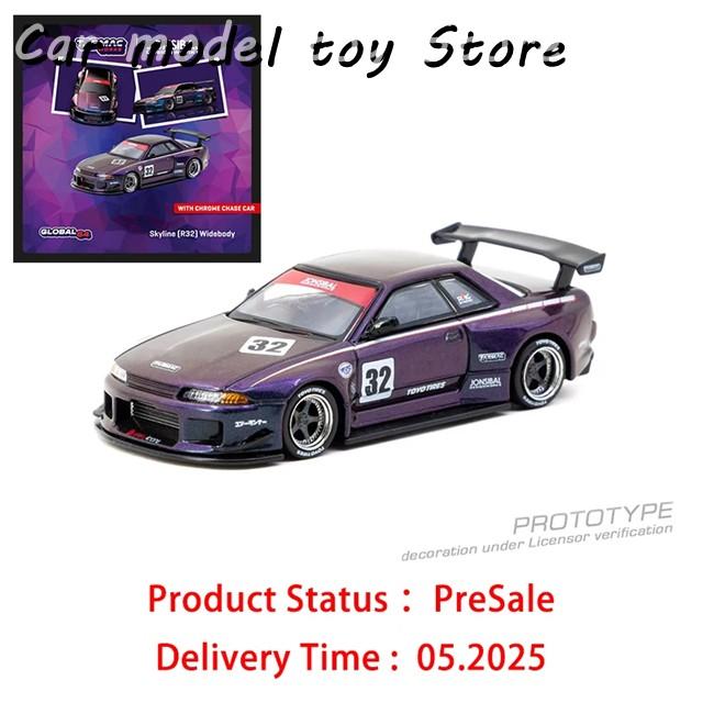 並行輸入品】 TW 1:64 スカイライン GTR R32 ワイドボディ