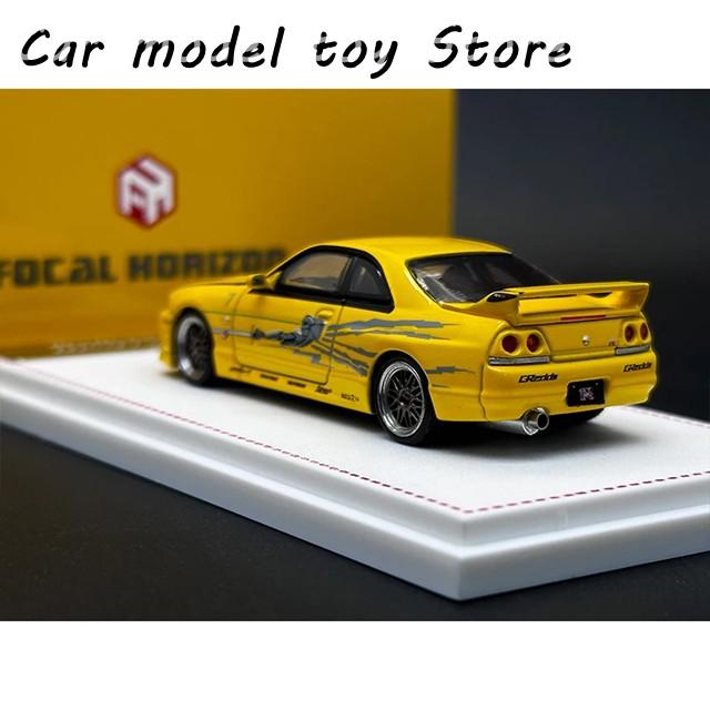 【並行輸入品】 FH 1:64 SKYLINE GTR R33 BCNR33 R32 S TUNE CARBON BLACK ダイキャスト ジオラマ カー モデル コレクション FOCAL HORIZONの画像