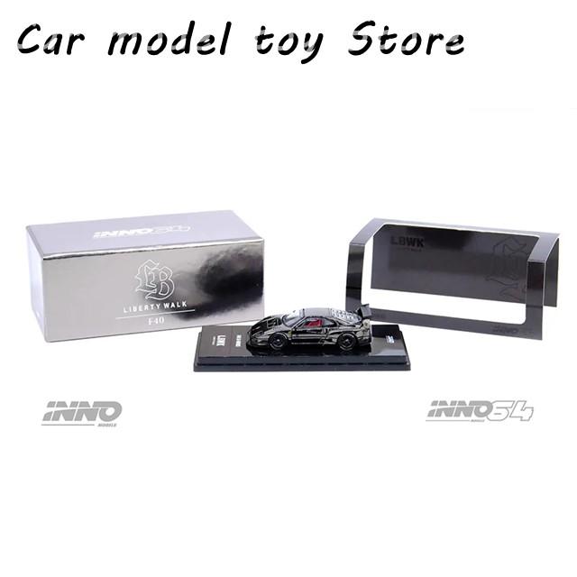 【並行輸入品】 INNO 1:64 LBWK F40 クロームブラック モデルコレクションの画像
