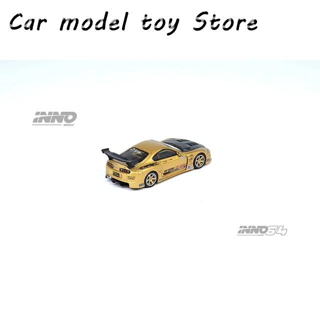 YMモデル 1/64 トヨタ スープラ A80 ブラック・ゴールド 並行輸入品】トヨタ INNO 1:64 スープラ A80 TOP SECRET GT300