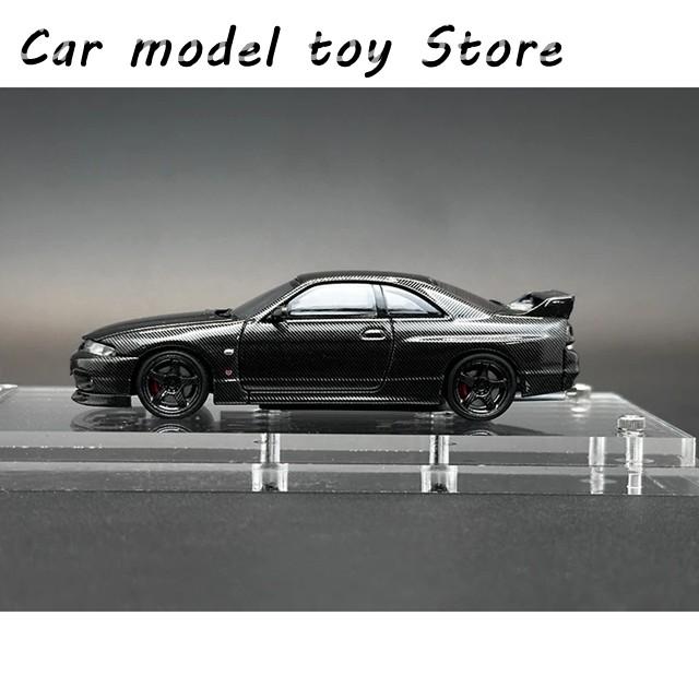 【並行輸入品】 FH 1:64 スカイライン GTR R33 BCNR33 カーボンブラック モデルコレクションカー フォーカルホライゾンの画像
