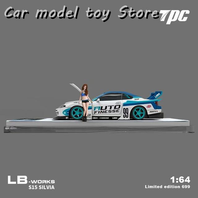 並行輸入品】 PRESALE TPC 1:64 LBWK SILVIA S15 LB SUPER SILHOUETTE