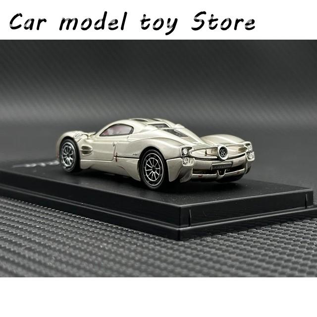 【並行輸入品】 CM 1:64 ウトピア シャンパンゴールド マグネット脱着式ボンネット ダイキャスト製カーモデルの画像