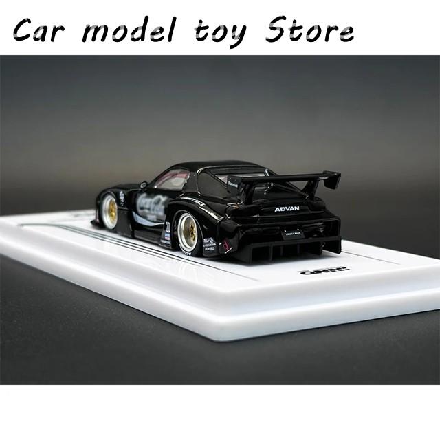【並行輸入品】 INNO 1:64 LBWK RX7 FD3S スーパーシルエット ブラックゼロ モデルコレクションの画像
