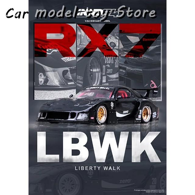 【並行輸入品】 INNO 1:64 LBWK RX7 FD3S SUPER SILHOUETTE モデルコレクションの画像