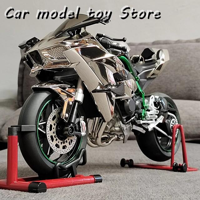 並行輸入品】カワサキ スプレー1:6H2R電鋳銀ロードレーシングバイク