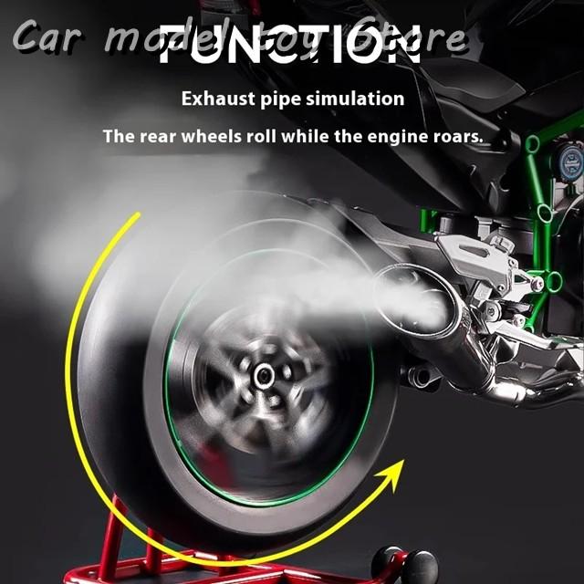 並行輸入品】カワサキ スプレー1:6H2R電鋳銀ロードレーシングバイク