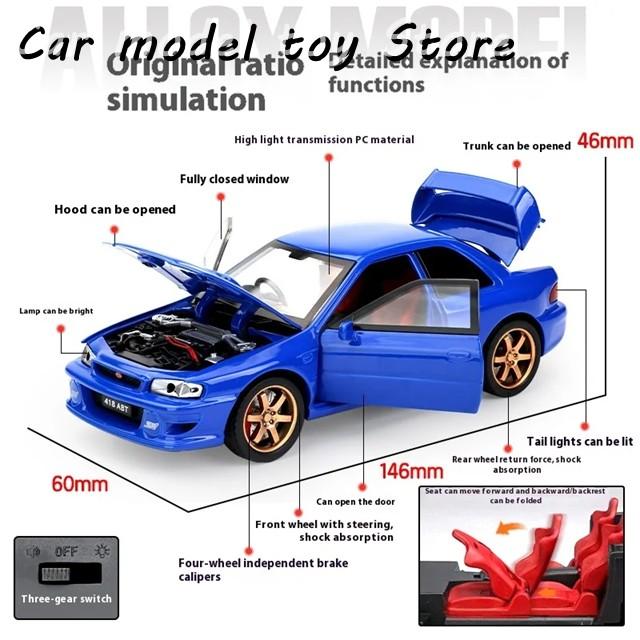 並行輸入品】スバル JDM 1/32 インプレッサ WRX STI 文化車両