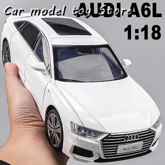 アウディ　A6L 1/18 並行輸入品】アウディ 1:18A6L大型合金金属ダイキャストカーモデル