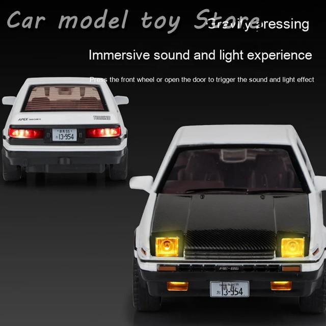 並行輸入品】トヨタ イニシャルD 1:32 AE86 モデルカー ダイキャスト