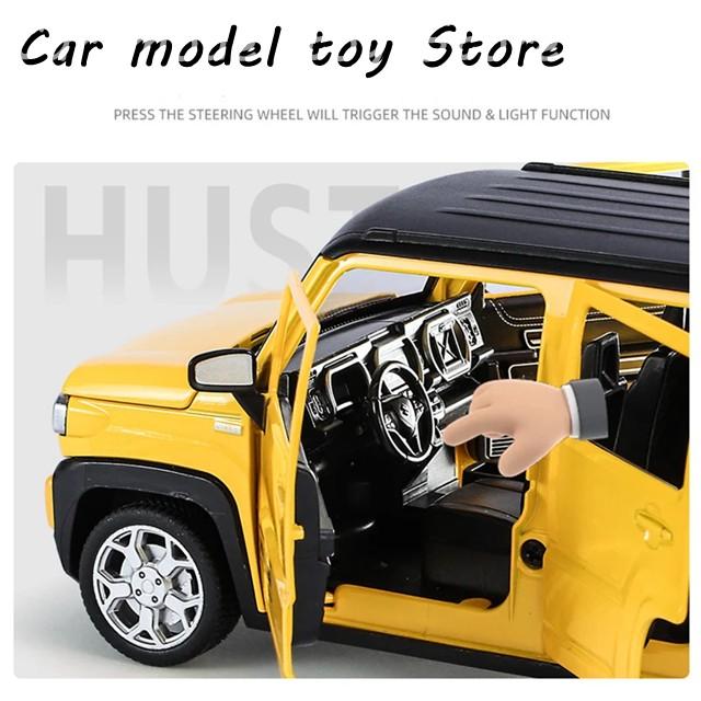 並行輸入品】スズキ 1:22ハスラーSUV合金カーモデルダイキャスト金属