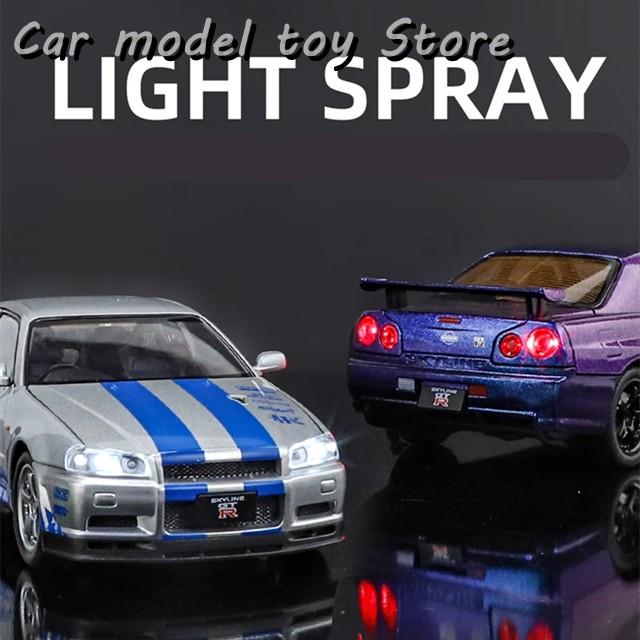並行輸入品】日産 1:24スカイラインアレスGTR GT-R R34合金スポーツ