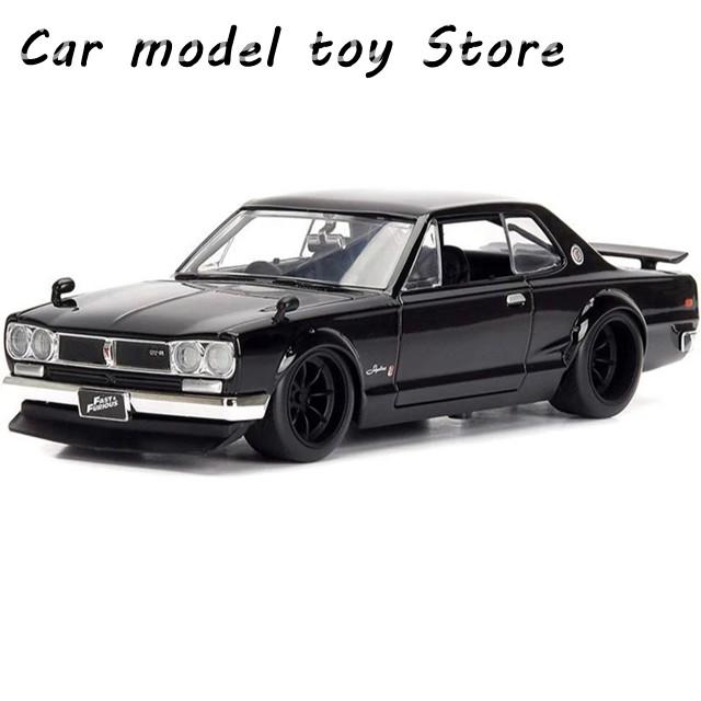 【並行輸入品】日産  1:24スカイライン2000GT-R合金金属スポーツカーモデルダイキャストレーシングカーモデルシミュレーションの画像