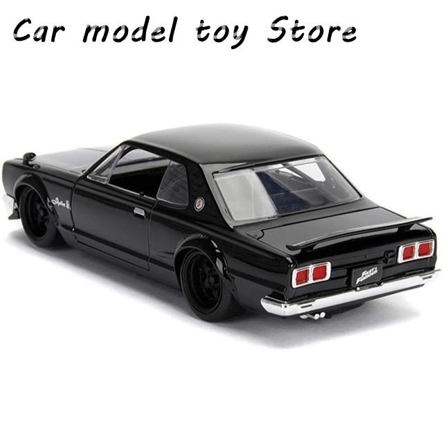【並行輸入品】日産  1:24スカイライン2000GT-R合金金属スポーツカーモデルダイキャストレーシングカーモデルシミュレーションの画像