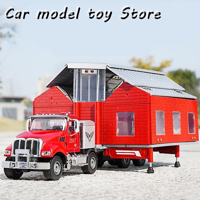 【並行輸入品】 合金贅沢RV娯楽車モデル金属キャンピングカーバンモーターホーム二重デッキツーリング車モデルの画像