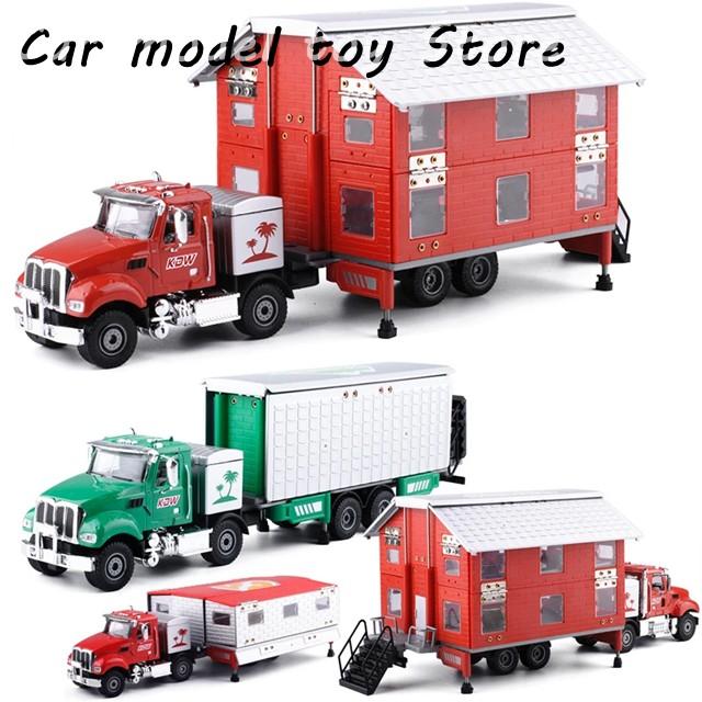 【並行輸入品】 合金贅沢RV娯楽車モデル金属キャンピングカーバンモーターホーム二重デッキツーリング車モデルの画像