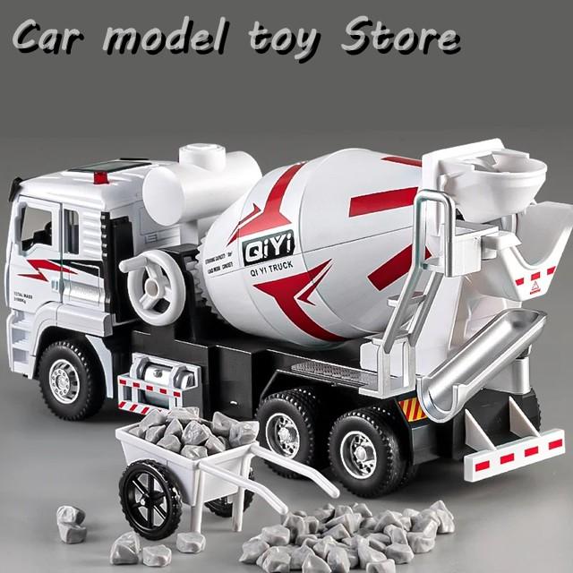 並行輸入品】 1/40 合金電気ミキサー車模型ダイキャスト金属重い