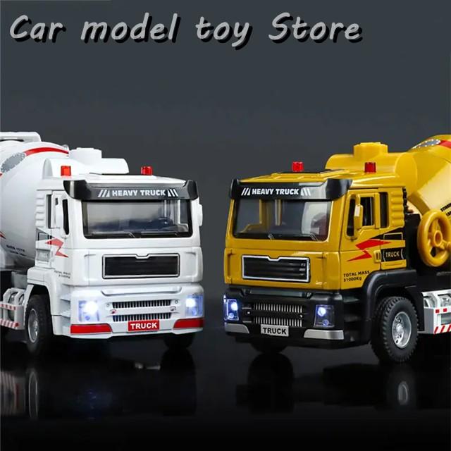 並行輸入品】 1/40 合金電気ミキサー車模型ダイキャスト金属重い