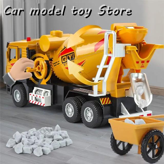 並行輸入品】 1/40 合金電気ミキサー車模型ダイキャスト金属重い