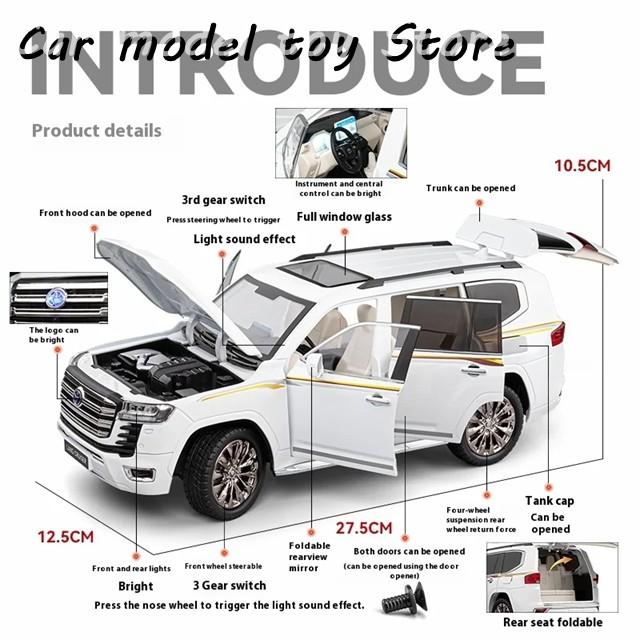 並行輸入品】トヨタ 1:18ランドクルーザーLC300 SUV合金カーダイ