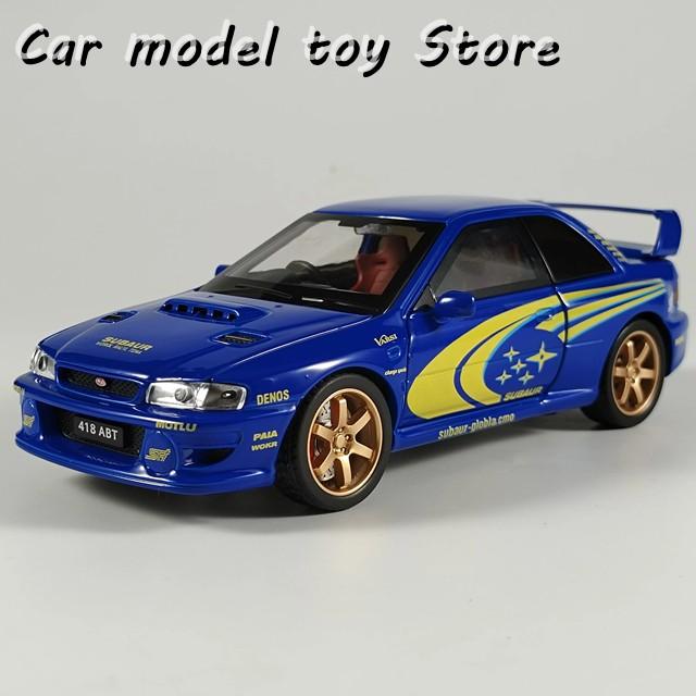並行輸入品】スバル JDM 1/32 IMPREZA WRX STI RALLY SUPERCAR DIECAST