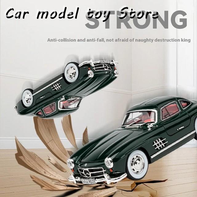 並行輸入品】ベンツ 1:24 300SLクラシックカー合金ダイキャストカー