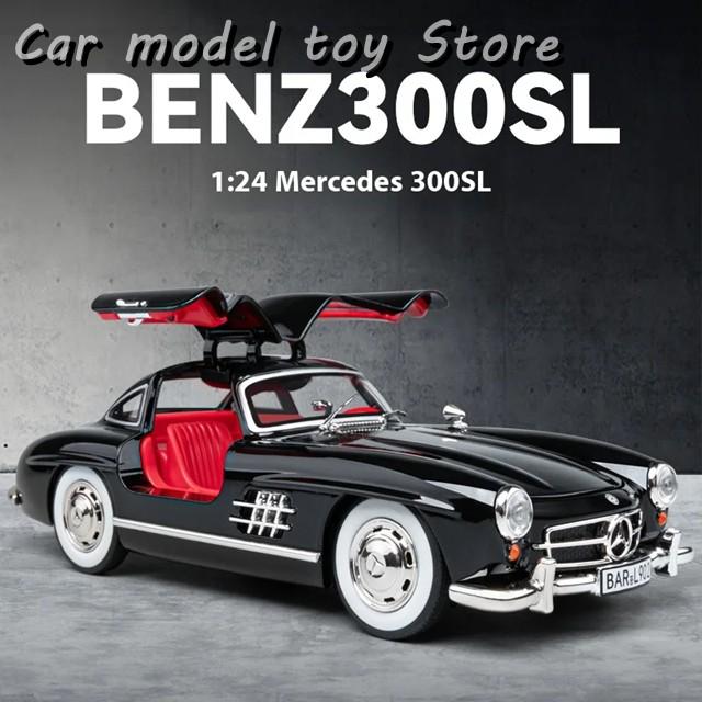 並行輸入品】ベンツ 1:24 300SLクラシックカー合金ダイキャストカー