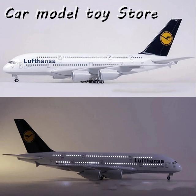 並行輸入品】 LED飛行モデルの働くライト 1/160 の46CM の航空機 380