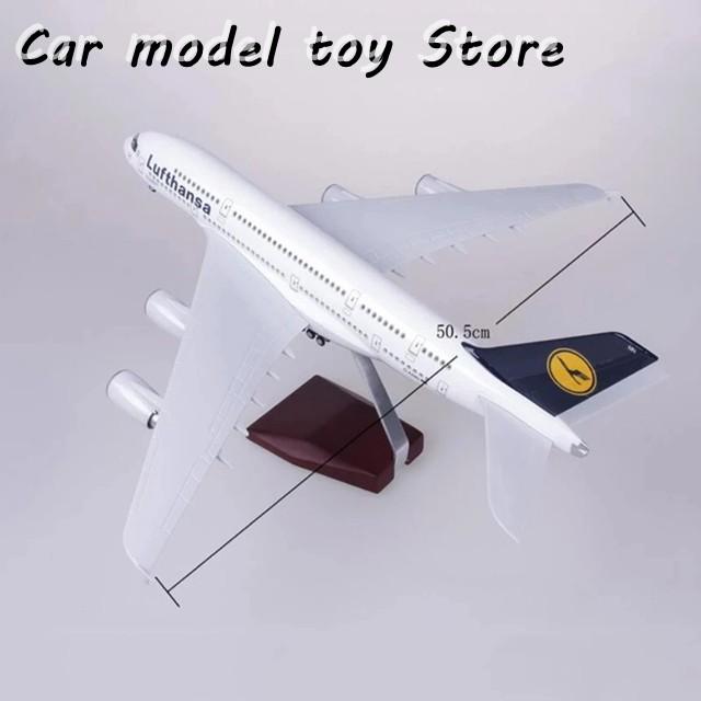 並行輸入品】 LED飛行モデルの働くライト 1/160 の46CM の航空機 380