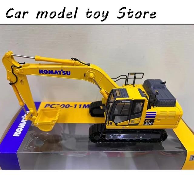 ミニカー KOMATSU PC200 1/50 並行輸入品】コマツ 1:50 PC200-11M0 油圧ショベル ダイキャストモデル