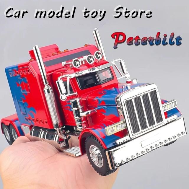 並行輸入品】1:24 PETERBILT 389 トラック 歩行車モデル合金ダイカスト