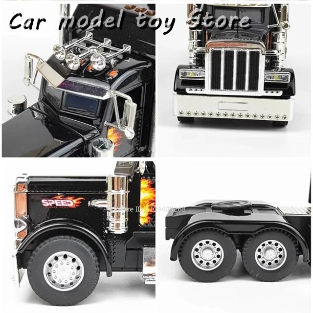 並行輸入品】1:24 PETERBILT 389 トラック 歩行車モデル合金ダイカスト