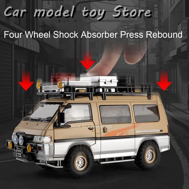 並行輸入品】三菱 1:24デリカNOMADISMRVモデルの の 合金ダイキャスト