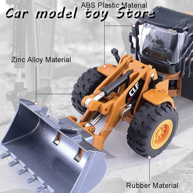 並行輸入品】1:50掘削機除雪車モデル 金属ダイキャスト可動ジョイント